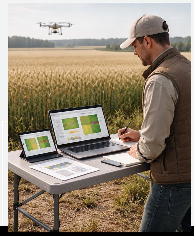 Система AI прогнозирования урожайности для точных агрономий в Камышине