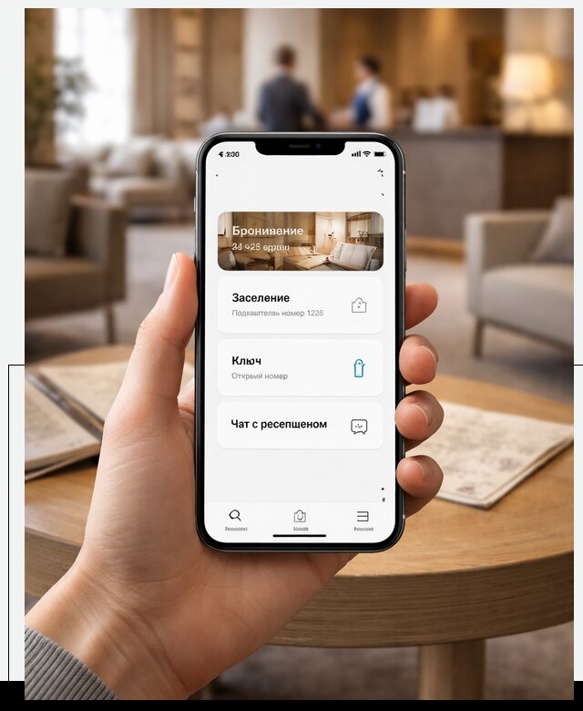 Мобильное приложение для гостей отеля в Камышине, управление сервисом